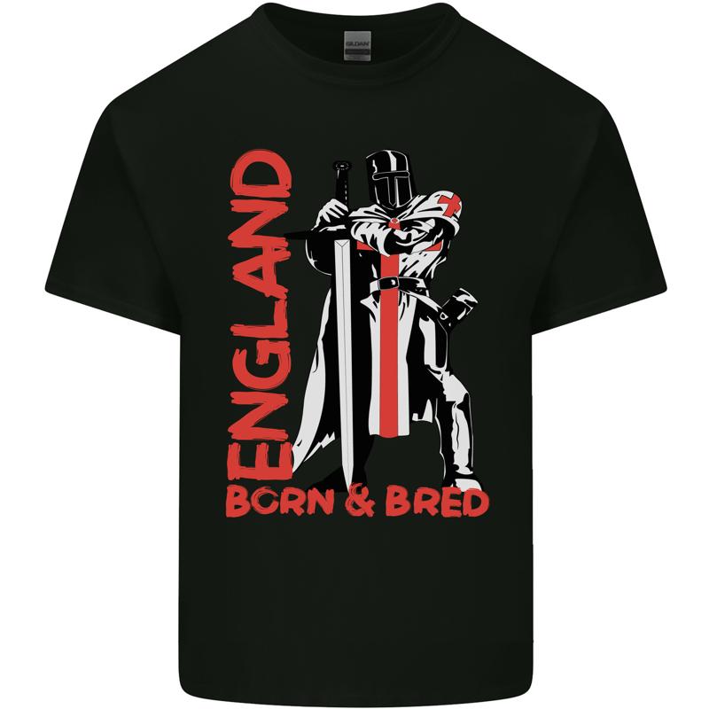 England Born Bred St Georges Day Unisexs Cotton TShirt Tee Top