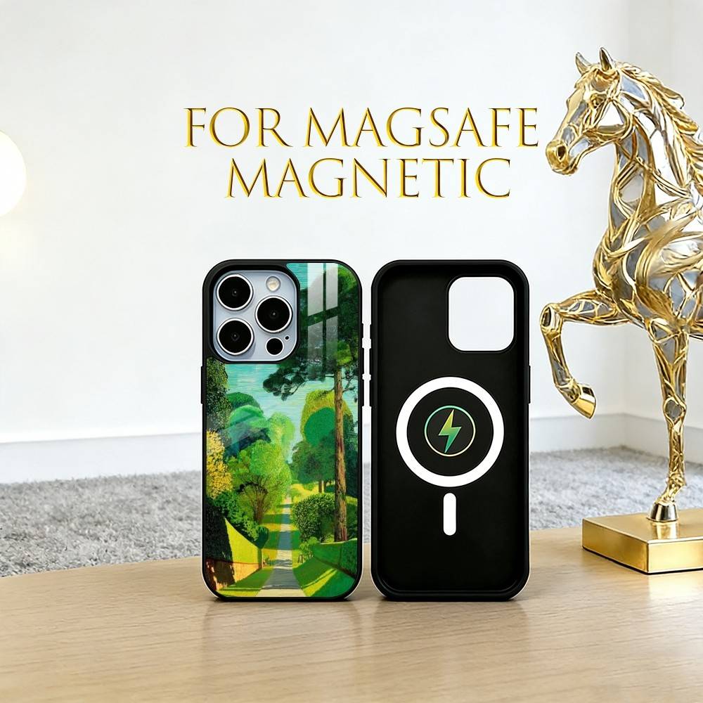 David Hockney Art Phone Case For iPhone17,16,15,14,13,12,11 Plus,Pro Magnetic with Magsafe Wireless Charging