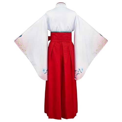 [Hosaku Co., Ltd.] Taisho Roman Hakama Kimono for Girls, Courtesan Yukata Cosplay, Cute Retro Floral Lolita Summer Festival One Size Fits All