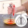 Stainless Steel Hand Egg Beater Durable Kitchen Whisk Mixer Versatile for Baking Whisking Blending Eggs Cream Batter Professiona