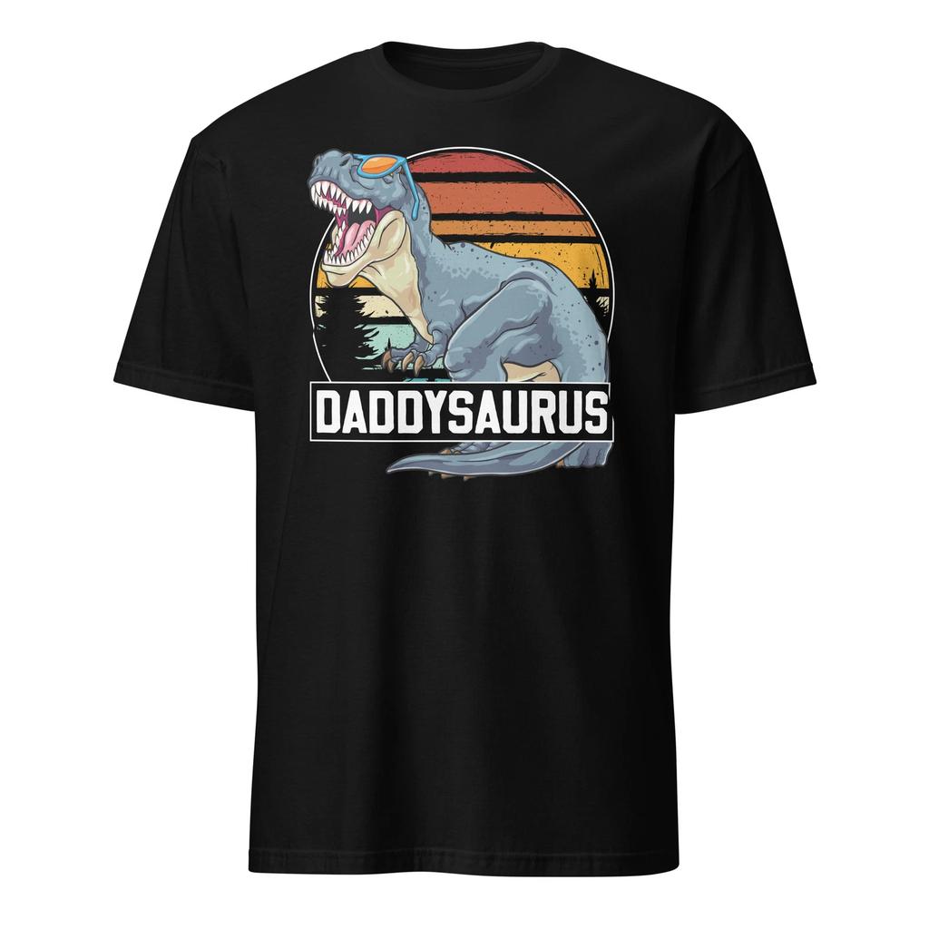 Daddysaurus Shirt Father Dinosaur Dad Funny Daddy T-Shirt Size S-3XL Gift Tee