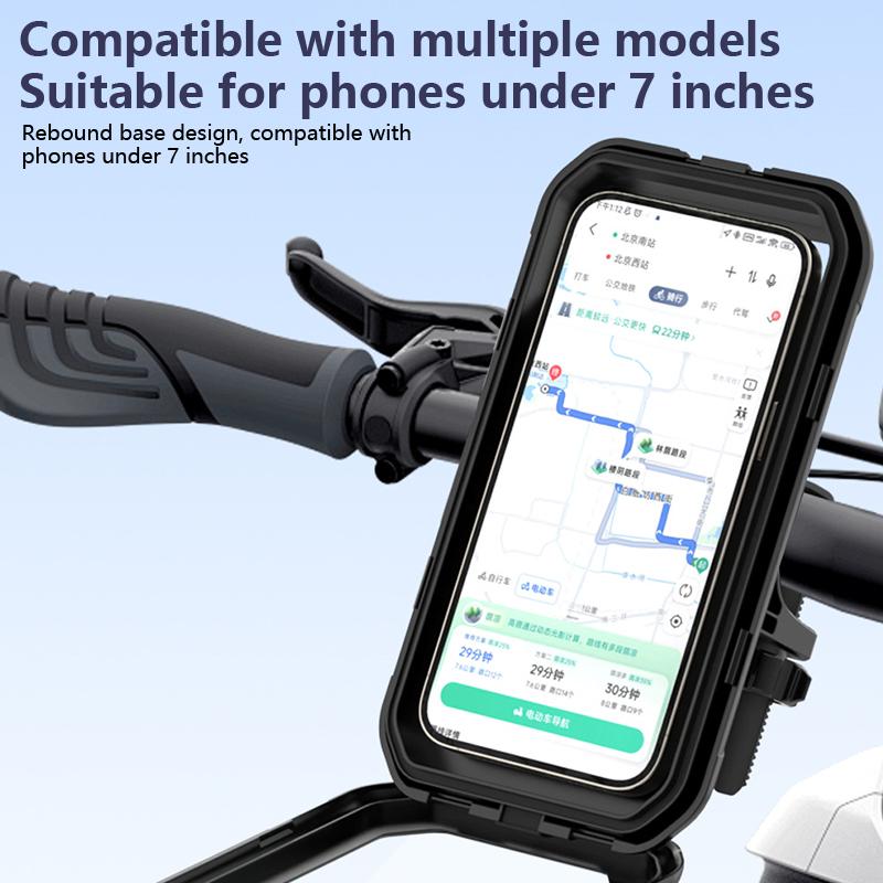 Waterproof Motorcycle Bike Mobile Phone Holder Support Universal Bicycle Gps 360° Swivel Adjustable Motorcycle Cellphone Holder