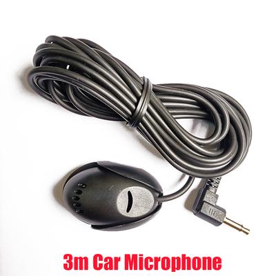 1 szt. Mikrofon samochodowy 3,5 mm Mikrofon zewnętrzny do samochodowego radia samochodowego z obsługą Bluetooth