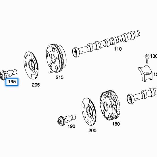 Benchi W272 Compatible Central Valve 2720500578