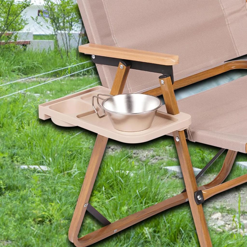 Recliner Chair Clip On Side Desk Portable Cup Phone Holder Tray Multipurpose Travel-friendly for Outdoor Camping Accessories