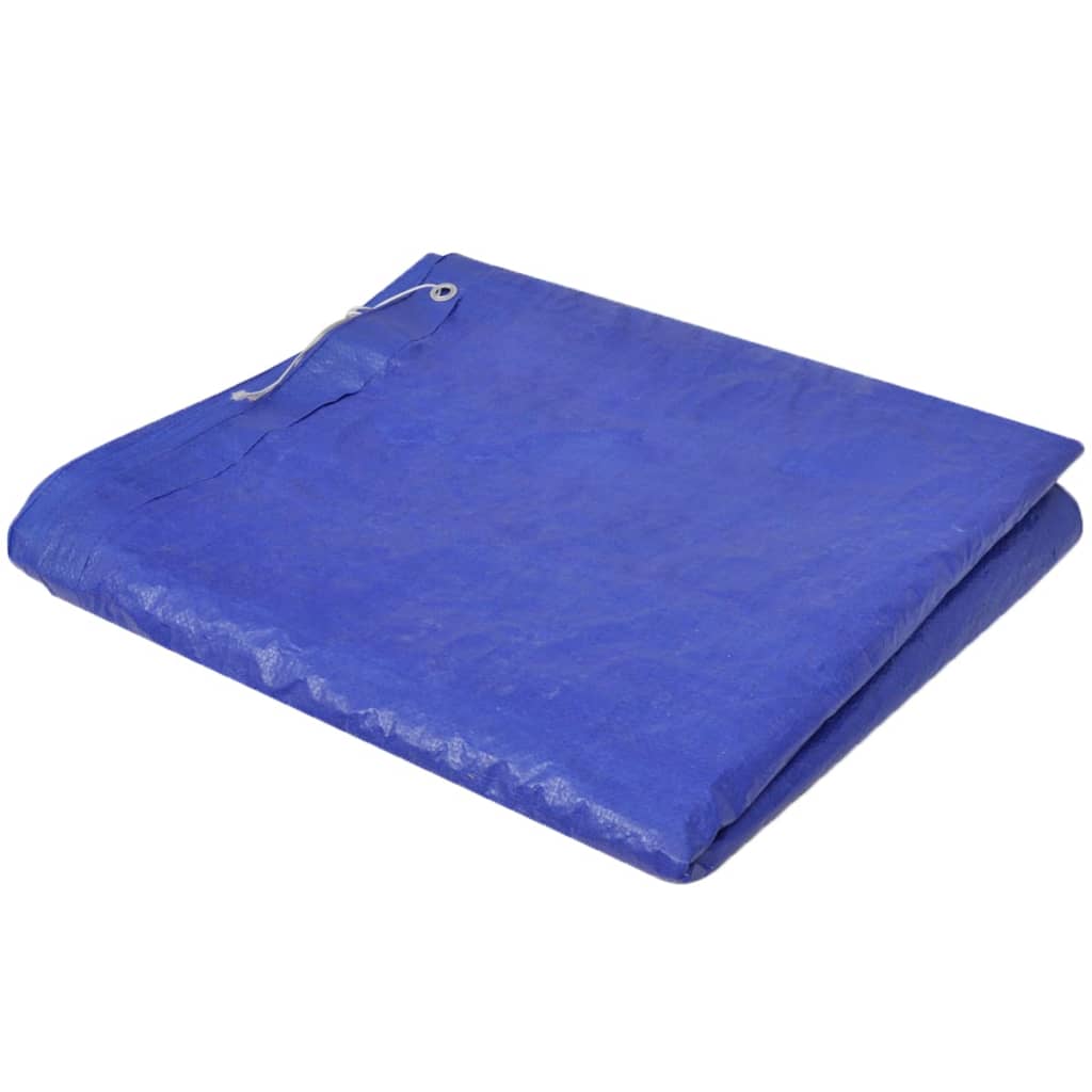 vidaXL Poolabdeckung PE Rechteckig 90 g/qm 394x207 cm