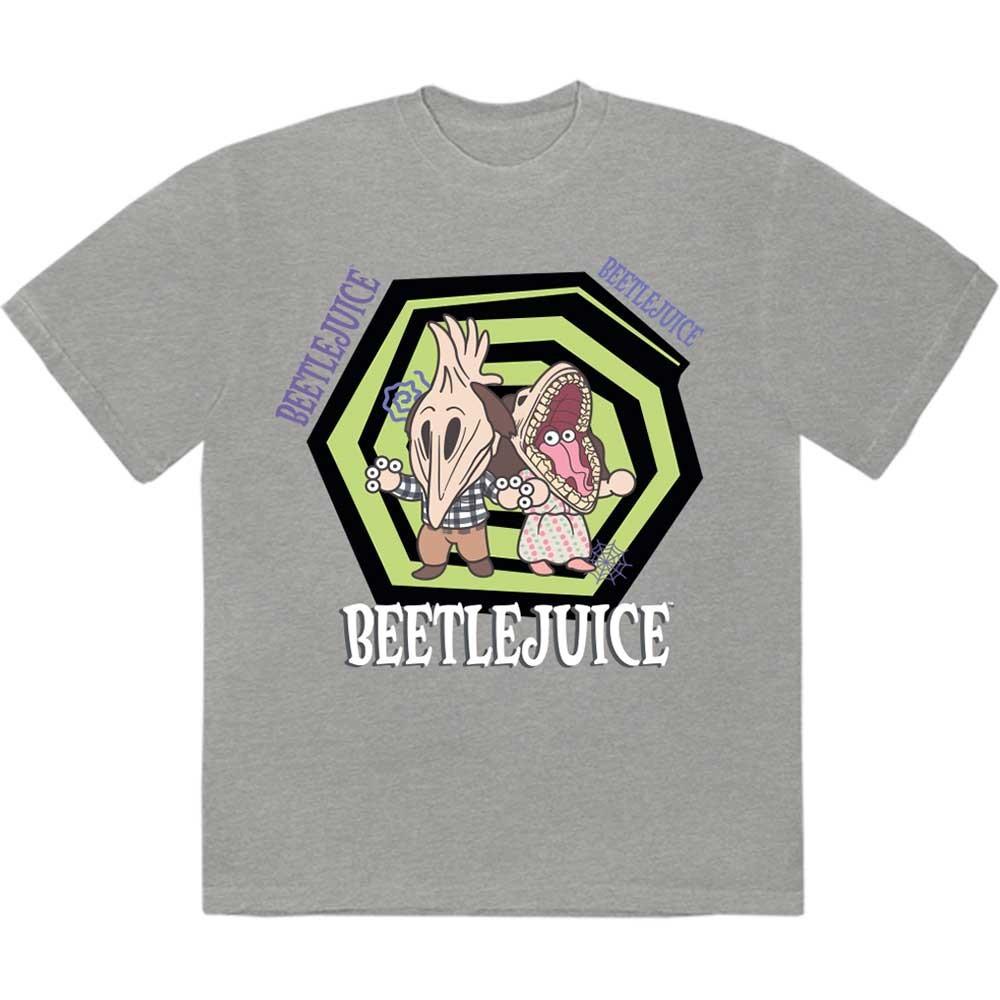 Warner Bros T-Shirt: Beetlejuice Spiral OFFICIAL NEW S
