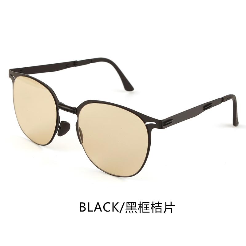 New fashionable folding sunglasses female spice girl street shot driving special anti-ultraviolet sunglasses male