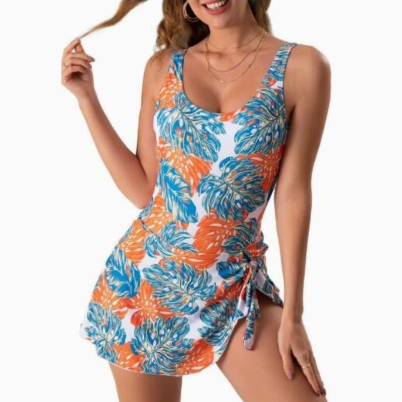 Nowy styl bikini europejski i amerykański top na ramiączkach jednoczęściowy strój kąpielowy damska spódniczka plażowa strój kąpielowy