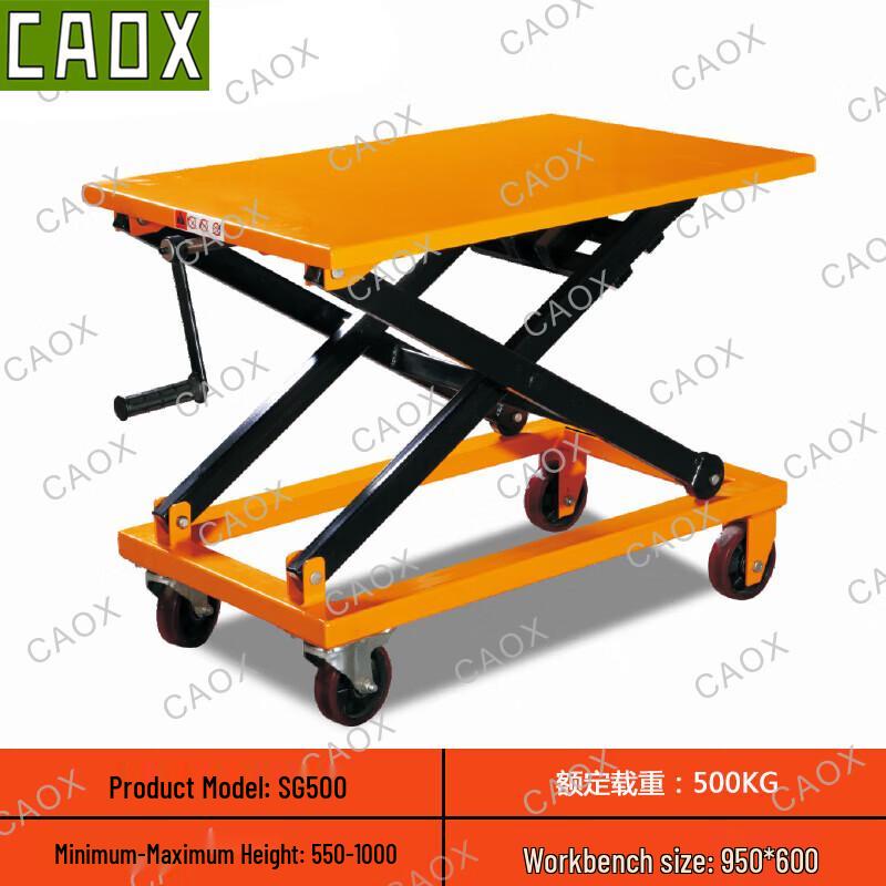CAOX Manual Scissor Lift Table