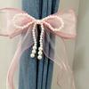 1pair Tie Backs Elegant Romantic Bow Window Curtains Straps Accessoires Tie Backs Romantic
