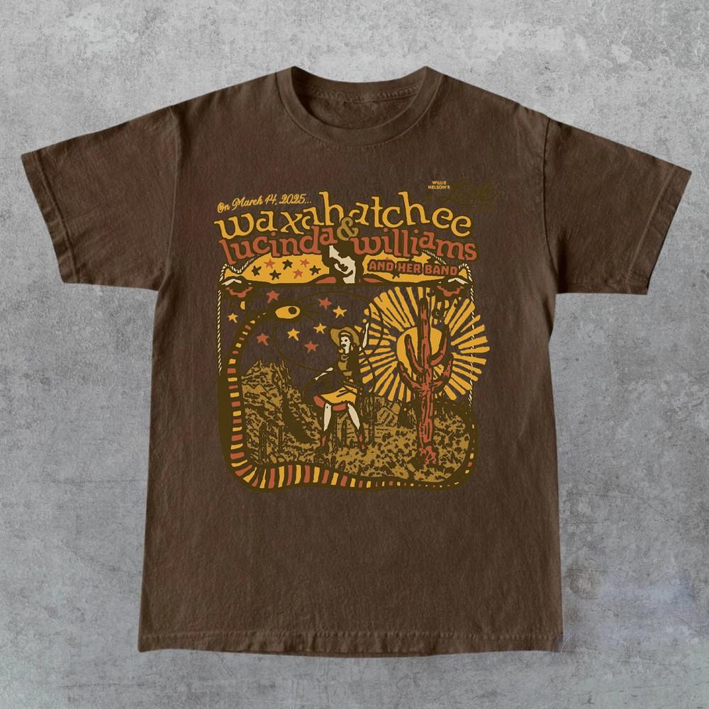

Lucinda Williams Mar 14 2025 At Luck Ranch T Shirt Black All Size Unisex T-Shirt XL