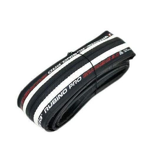 Vittoria Rubino Pro IV GRAPHENE Drahtreifen, weiß und 2 VT1828 G2.0 700x25C, schwarz, Reifen,