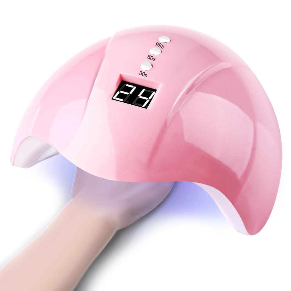 Lampada per unghie intelligente con lampada UV per fototerapia, 36 W, per gel e manicure