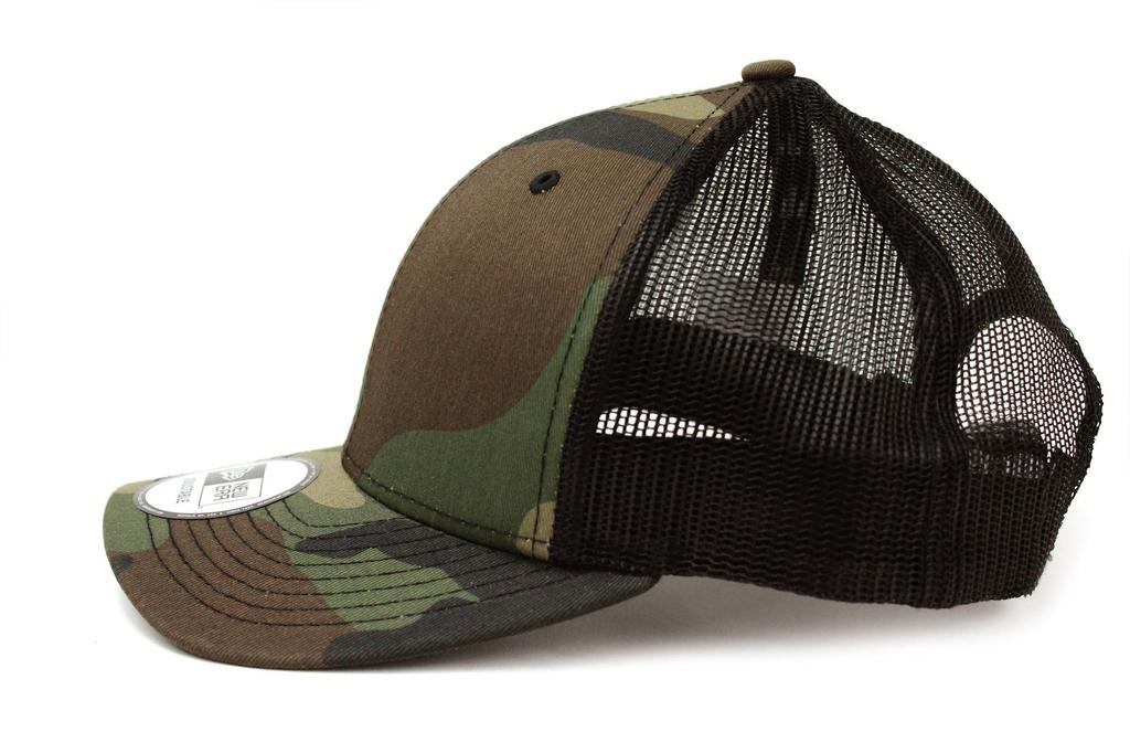 New Era Trucker Cap Low Profile Snapback CAMO/BLACK