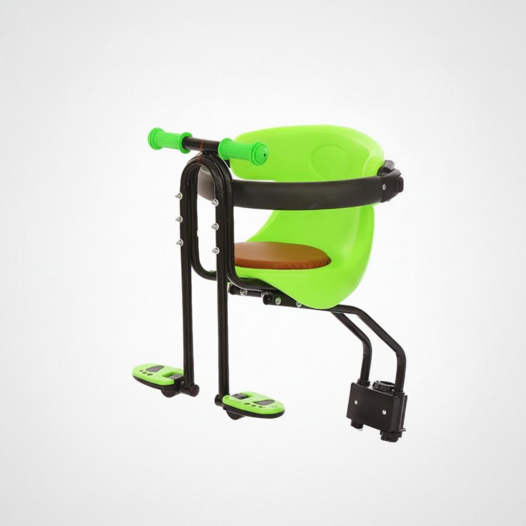 Front Child's Bike Seat BucketStyle Cycle Child with Footrests FastRelease Carrier