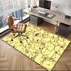 Cute Pika Adventure Office Rug Chair Mat, Game Carpet, Suitable for Front Door, Bedroom, Living Room, Desk, Holiday Gift