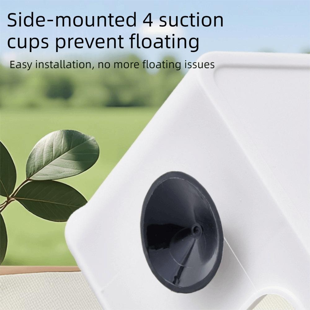 Suction Cup Turtle Floating Platform Non-Slip Turtle Feeding Area Basking Platform Pet Habitat