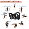 Yoga Fitness Pull Rope 5 Levels Elastic Resistance Band for Strength Training