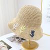 Straw Cool Hat Children's New Summer Seaside Photo Beach Sun Protection Sun Hat Woven Straw Hat