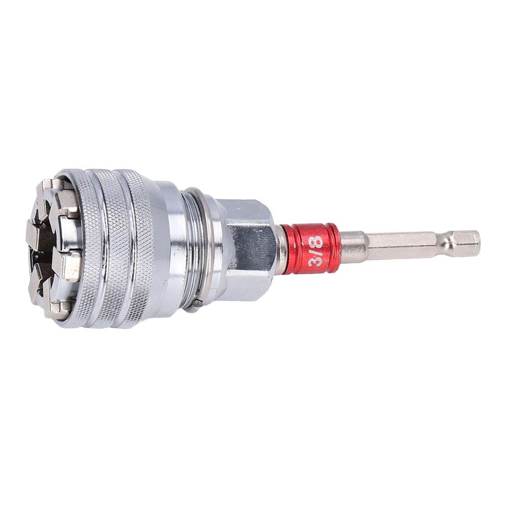 3/8 Inch Drive Adjustable Socket Wrench Multi-Function Ratchet Socket Wrench  Maintenance Work