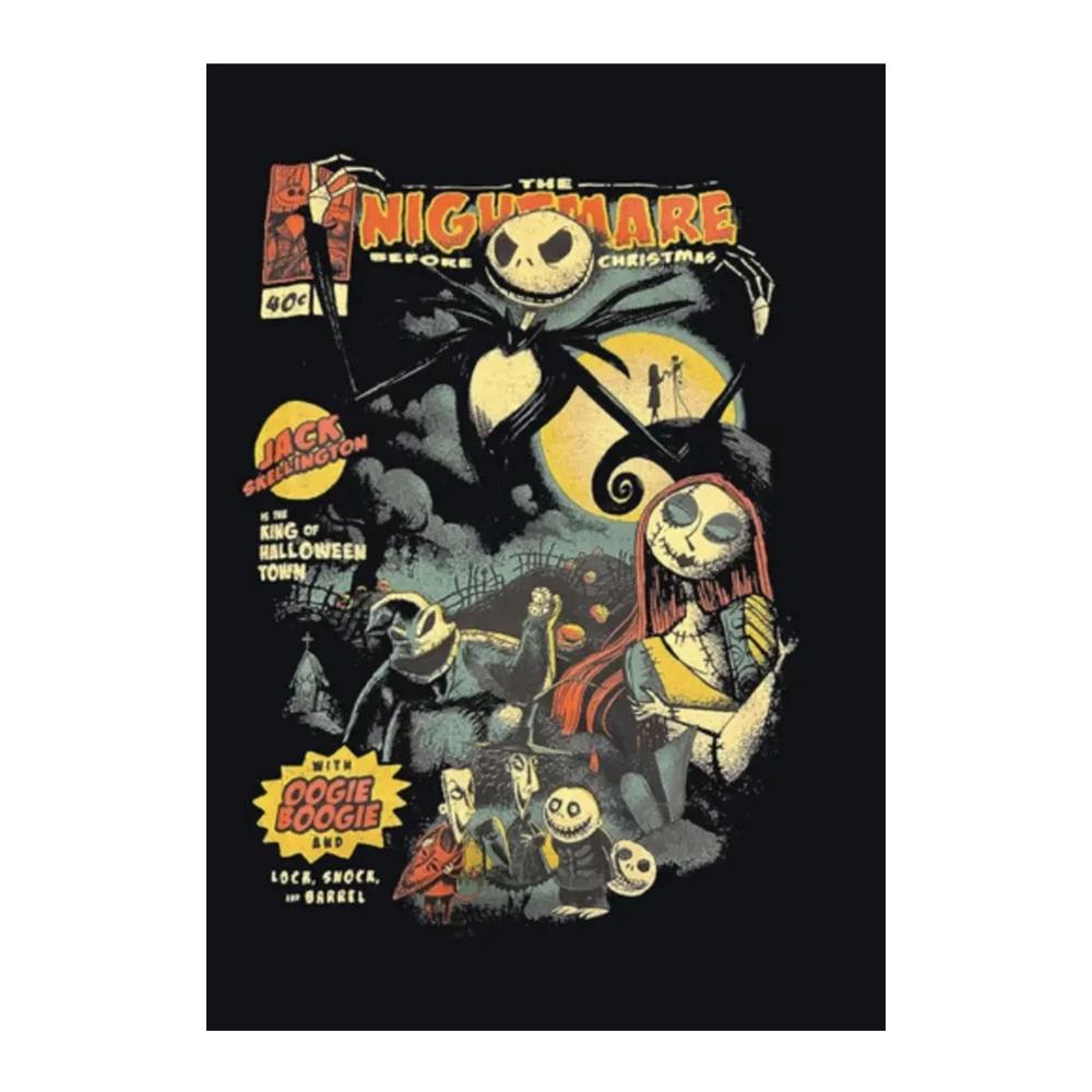 Nightmare Before Christmas Unisex Adult Comic T-Shirt