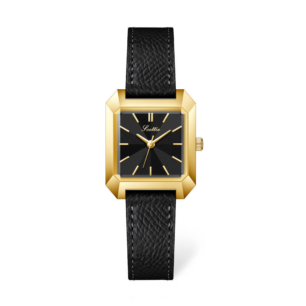Square Steel Belt Women'S Watch 9153 Dragon Fruit Color Belt Watch