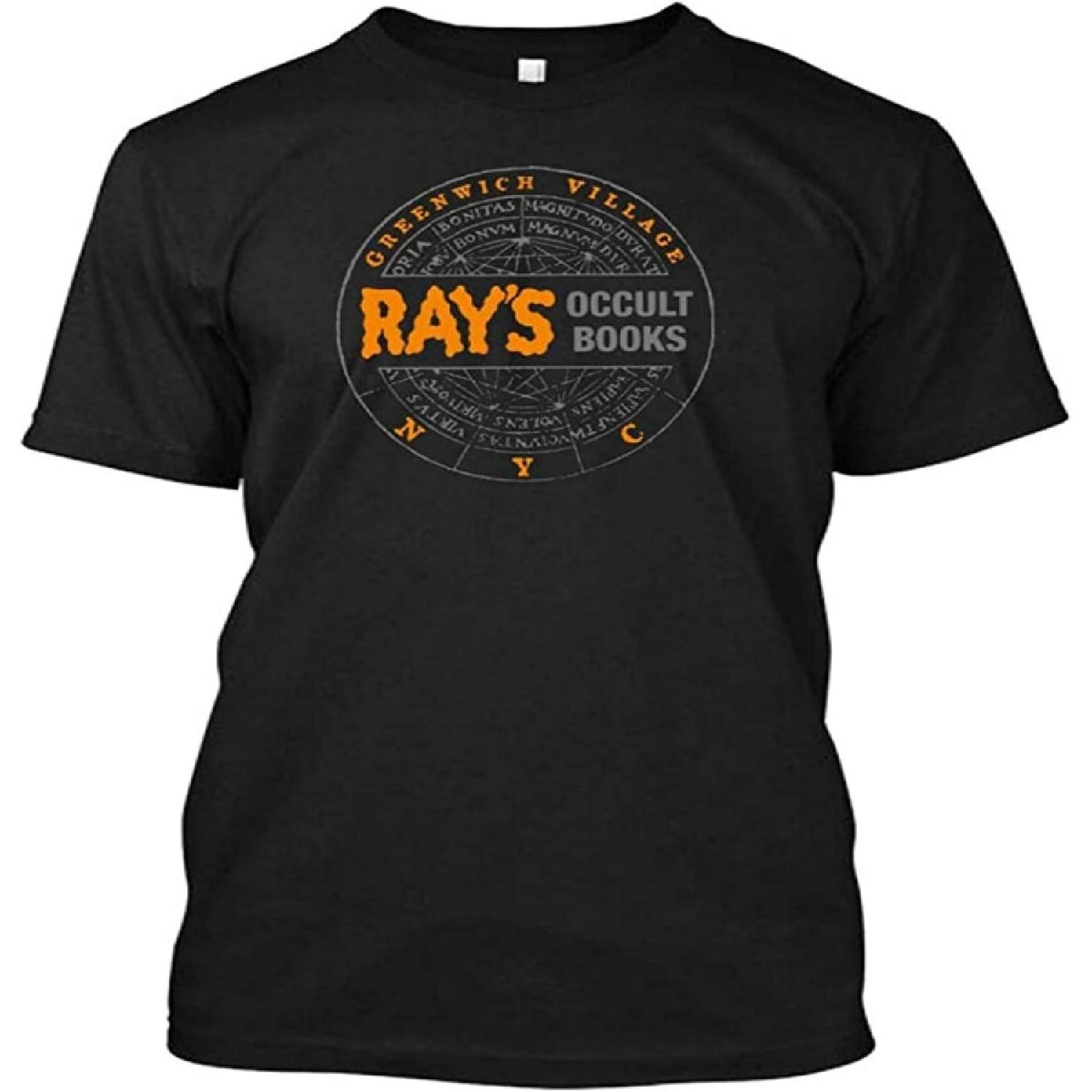 

NOTEE Men s Ray s Occult Books A2 Xiekon Gostbuster Custom Tee T-Shirts Black XXXXXL різнокольоровий