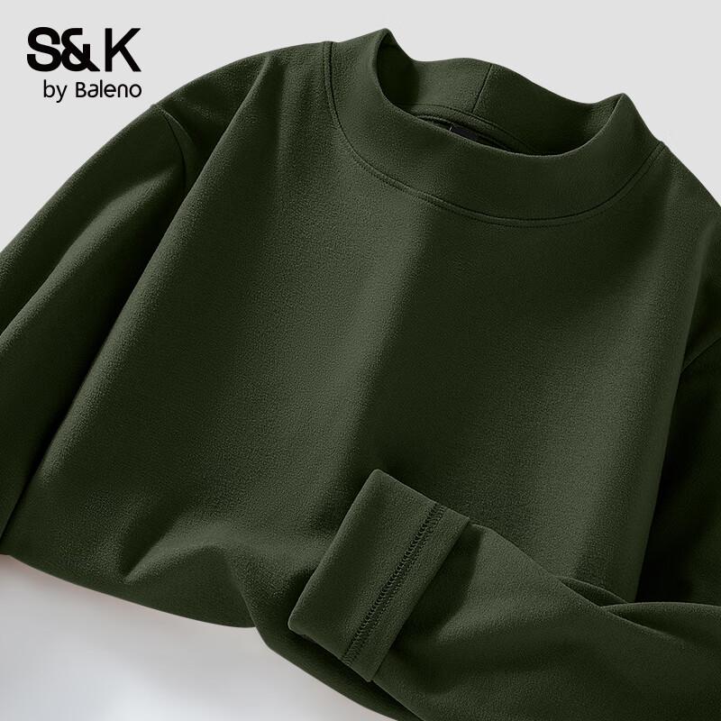 Baleno Men s S&K Half-High Neck Sport T-Shirt 5XL