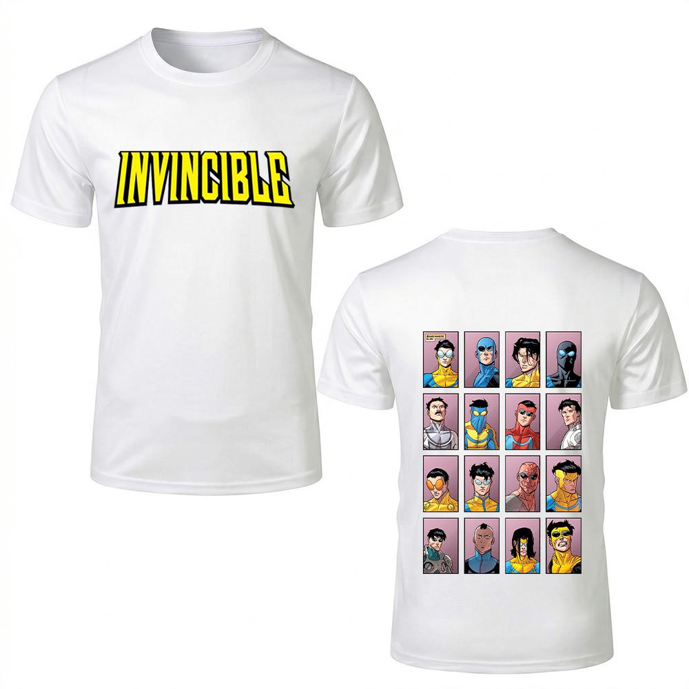 New Anime Graphic 3D Print T-Shirt for Invincible Fans And Cosplay Tees Men's And Women's Summer Casual Fashion Crew Neck Top