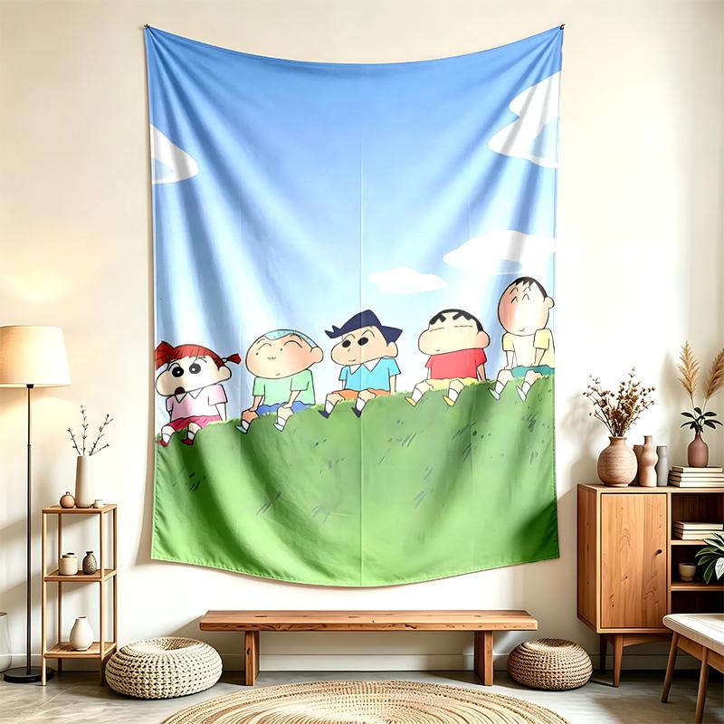 Crayon Shin chan (5) Ταπετσαρία Κατάλληλη Για Διακόσμηση Σπιτιών Φοιτητικών Εστιών Και Υπνοδωματίων Μαλακή Στην Αφή Και Ένα Τέλειο Δώρο Για Φίλους Και Οικογένεια