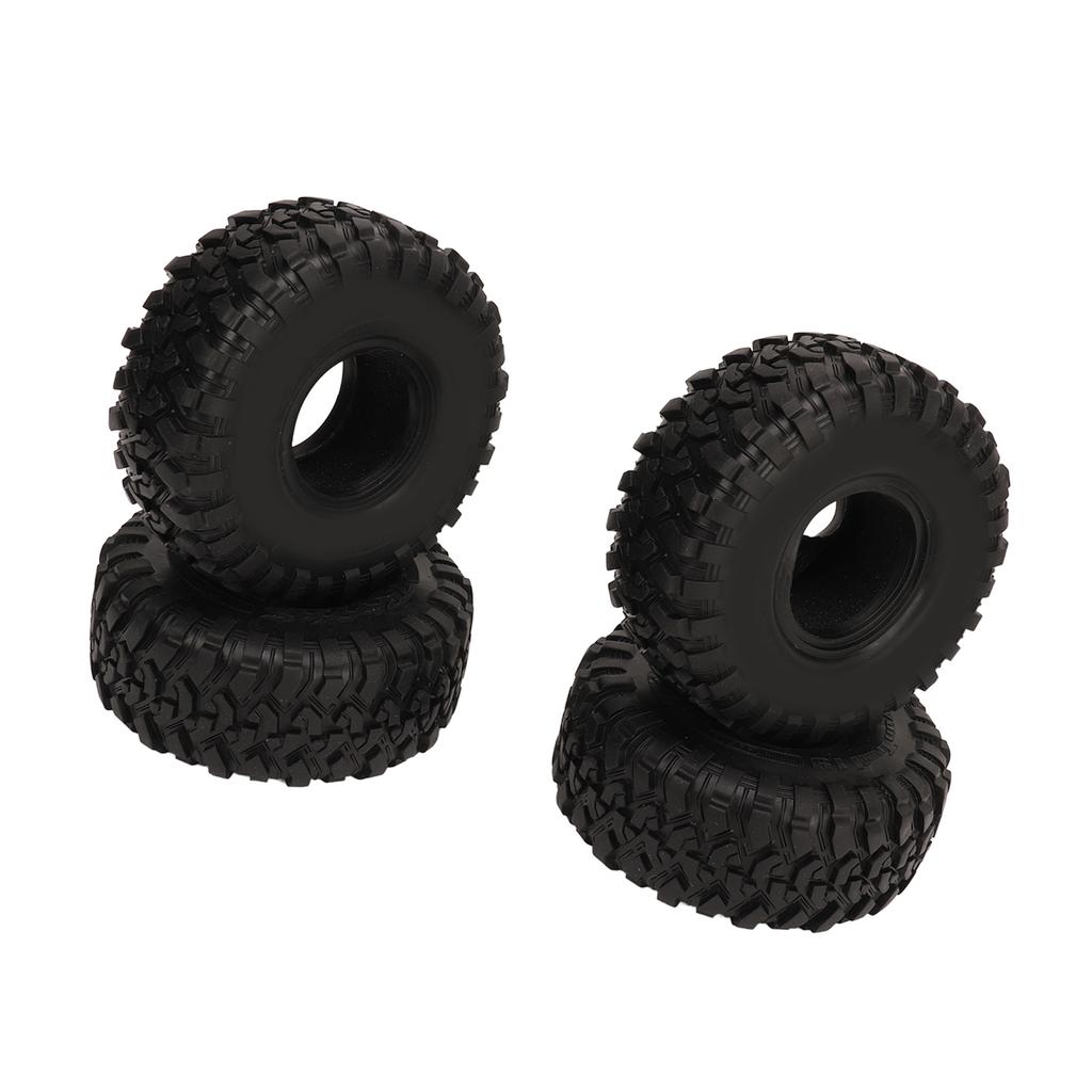 1.9in RC Car Tire Uneven Texture Surface Stable Grip Rubber Wheel Fit for 110 Remote Control