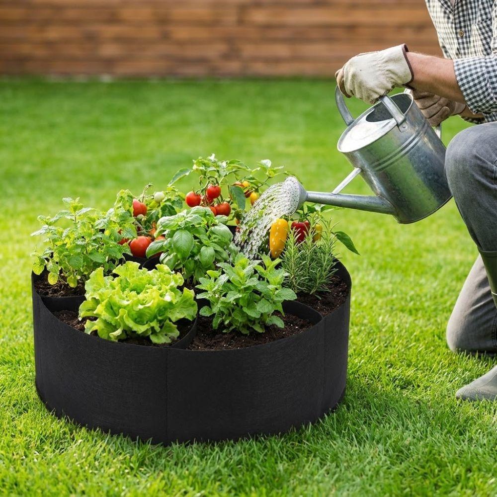 Freestanding Raised Garden Bed 7 Grids Planting Container Plant Nursery  for Home Gardeners