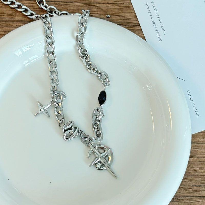 

Fashion sweater necklace women s niche design sense trendy fashion simple sweater chain accessories collarbone chain
