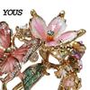 Comfortable Butterfly Ring Lightweight Alloy Finger Ring, Flower Shape Adjustable Opening Vivid Design Band for Daily Wear Date Party