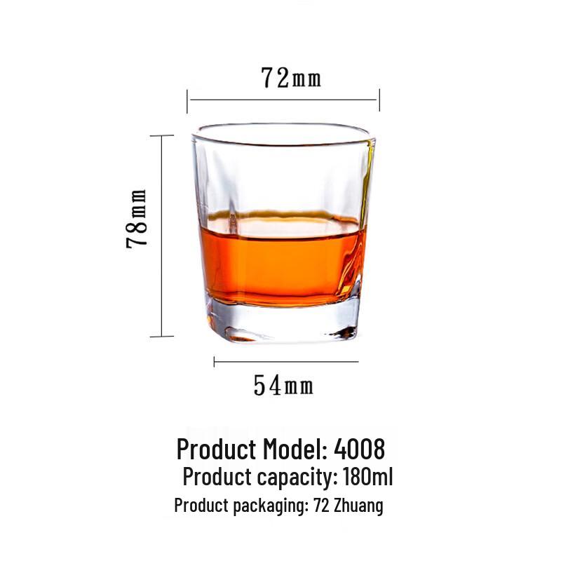 Shangqi Square Glass Drinking Cups Set