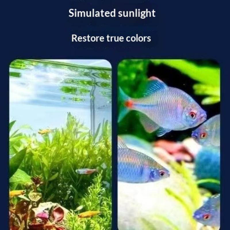 USB Aquarium LED Clip Lamp Flexible Bracket Multiple Modes Fish Tank Light for Small Aquatic Plant Tank Home Office Decor