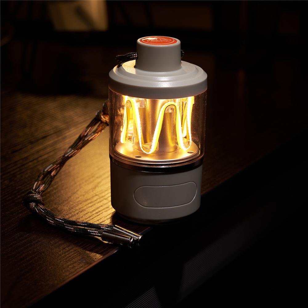 LED campinglys Vanntett utendørs dekorativ bordlampe Oppladbar bærbar campinglykt