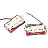 2 Pieces Neck Bridge Pickup Double Coil Accessory LP Styles Universal Dual Rails Humbucker