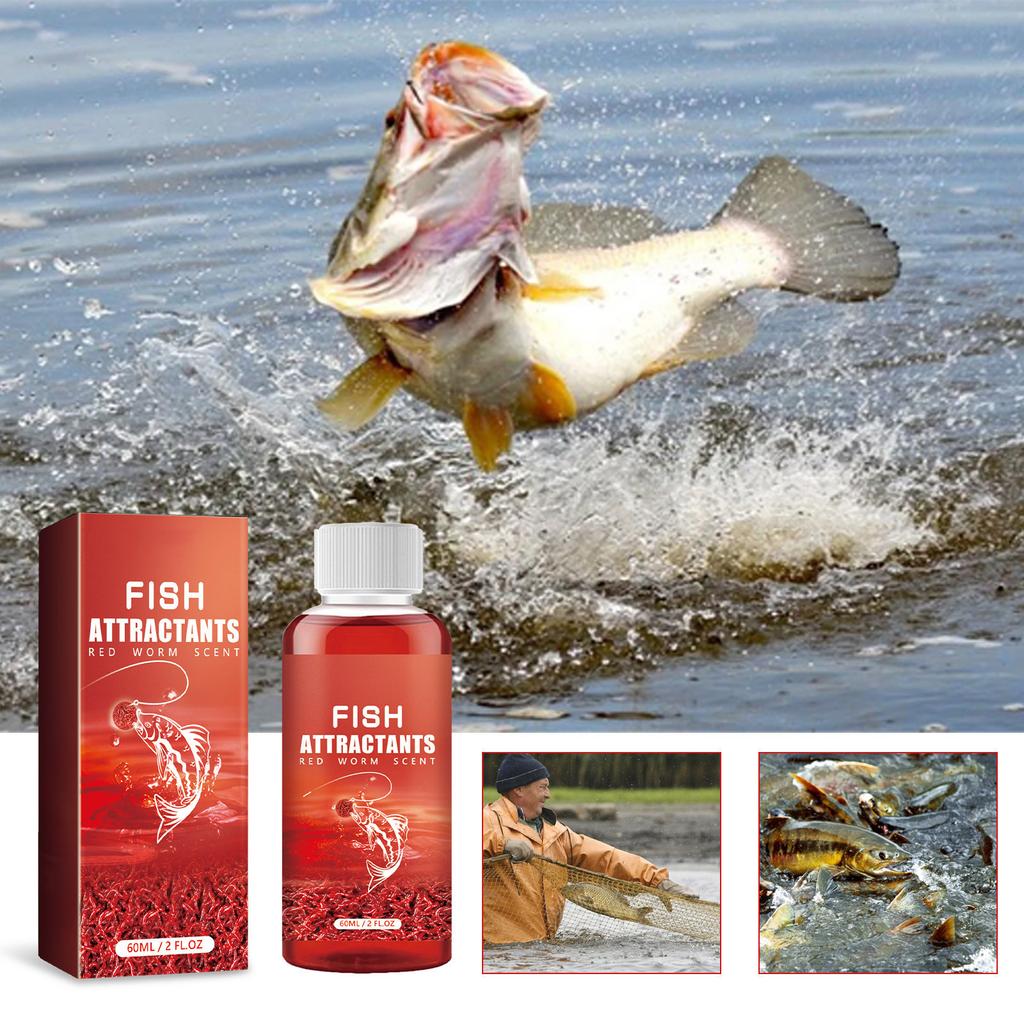 Fish Attractant Concentrated Fishing , Fast Nesting, Bloodworm Liquid, Thick Fishy Fish Attractant60ml