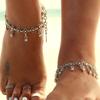 2026 New Retro Ethnic Style Beach Anklet Leisure Street Shooting Foot Chain Personality Bell Tassel Anklet Women Jewelry Gifts
