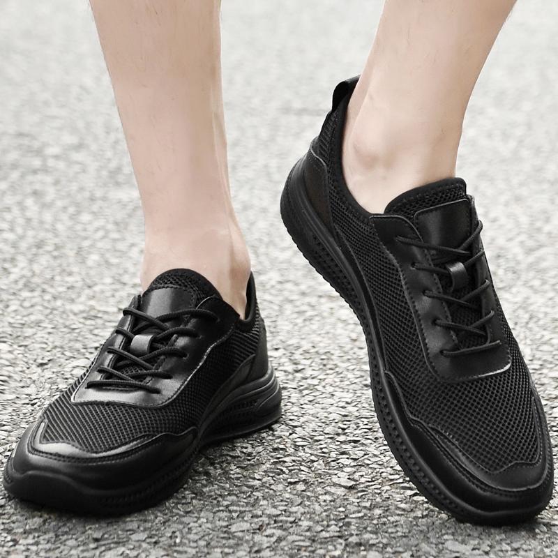 Spring Hot Selling Men's Mesh Casual Shoes Breathable Comfortable Beach Camping Shoes Versatile Men's Driving Shoes for Daily