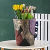 Fun Ornaments Abstract Human Face Flower Pot Fauvism Flower Arrangement Home Planting Flower Pot Ornaments