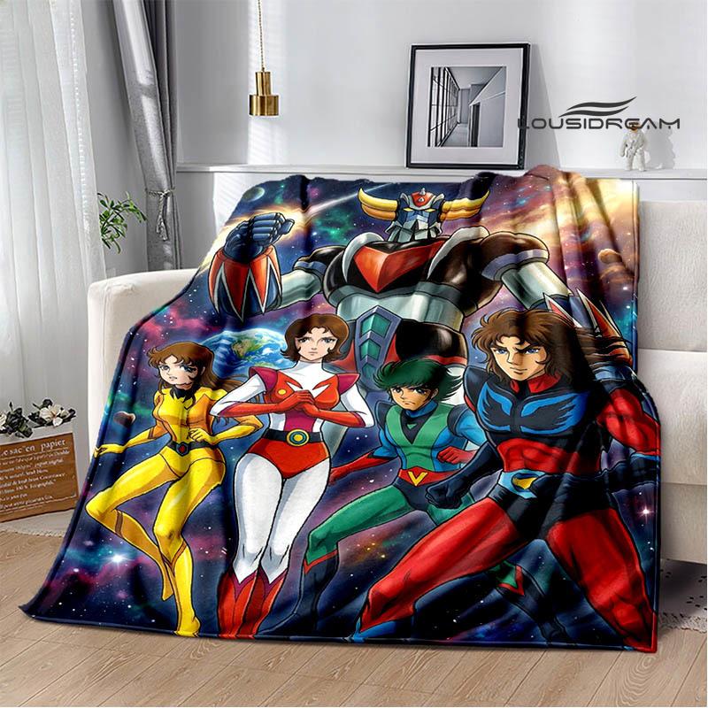 UFO ROBO GRENDIZER GOLDORAK blanket Picnic blanket Warm blankets Outdoor Blanket Home bedlinings blankets for beds Birthday Gift