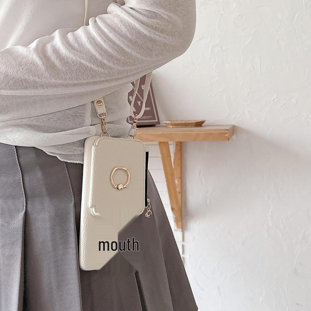 Redmi Note 12S 4G Crossbody Phone Case with Zipper Lanyard for Xiaomi 13T