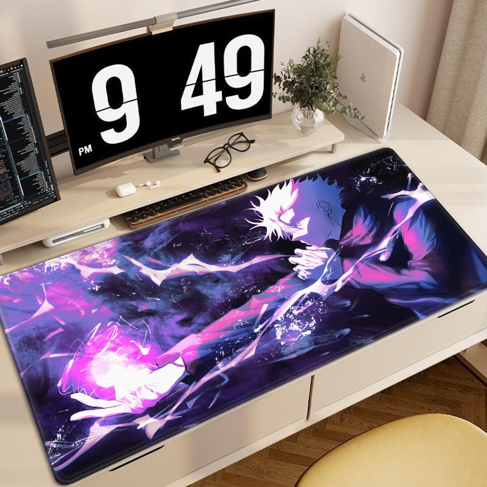 Podkładka pod mysz Anime Jujutsu Kaisen Gojo Satoru Duża Podkładka pod mysz do gier Gracz Firma Klawiatura Myszy Mata na biurko komputerowe Duży dywan