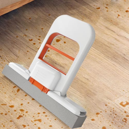 Mini Mop, No Hand Washing Required, Handheld Sponge Mop, Foldable, Wet/Dry Use, Easy One-Hand Use, Absorbent, Easy Storage, Easy Cleaning, Durable, Li