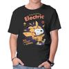 Unisex Crew Neck T-Shirt Feeling Electric Graphic Short Sleeve Casual Tee