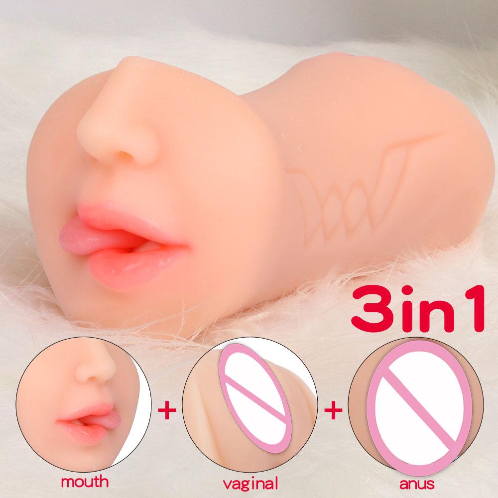 Three-Way Male Pleasure Cup: Triple Simulation, Adult Toy