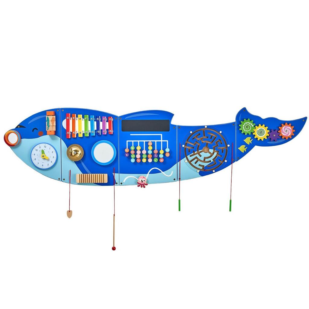 Orca Activity Wall Busy Board Panels 12 Activities Sensory Wall Panel